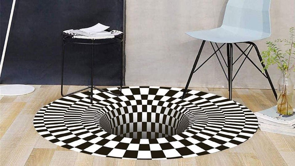 Vortex Optical Illusion Rug
