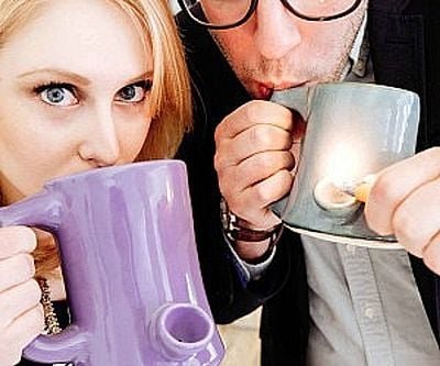 Wake and Bake Coffee Mug Bong