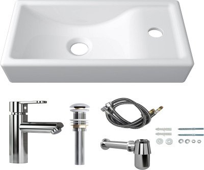 Space-Saving Wall Mount Bathroom Sink Combo