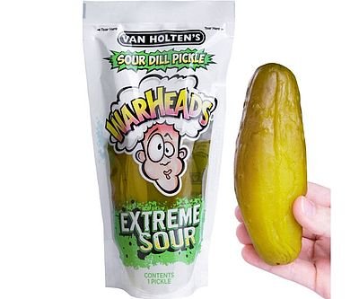 WARHEADS Extreme Sour Dill Pickle