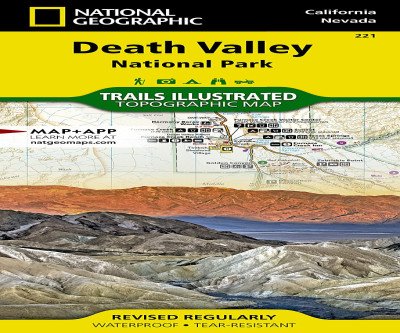 Waterproof Death Valley Trail Map for Epic Hikes