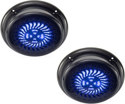 Waterproof RV Speakers with Blue LED Lighting (2-Pack)