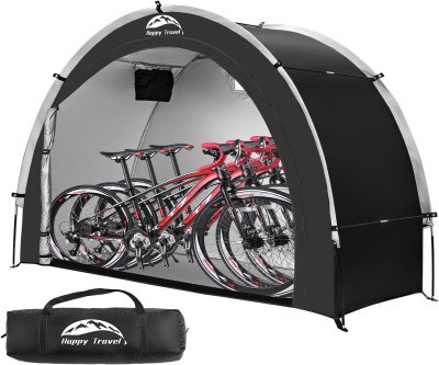 Weatherproof Bike Shelter - Portable Storage for 2-3 Bikes