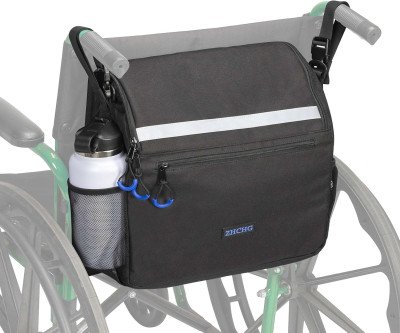Wheelchair Storage Bag with Cup Holder - Secure & Convenient