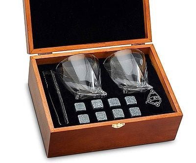Whiskey Stones Glass Gift Set