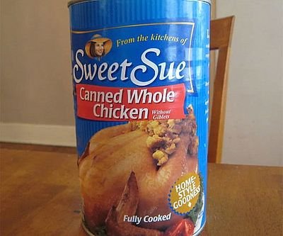Whole Cooked Chicken In A Can