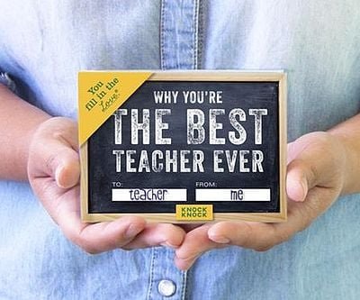 Why You're The Best Teacher Fill In The Blank Journal