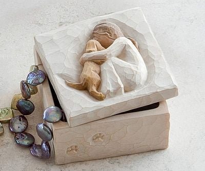 Willow Tree Puppy Keepsake Box