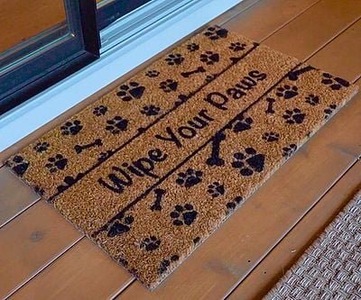 Wipe Your Paws Door Mat