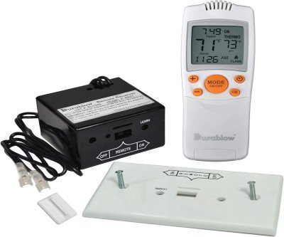 Wireless Fireplace Control: Remote, Thermostat & Timer Kit