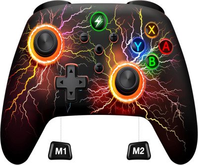 Pro Gaming Controller: Customizable Switch 2 Experience with LED & Turbo