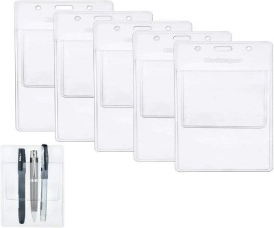 Wisdompro Heavy Duty Pocket Protectors - Pack of 5