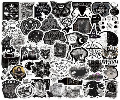 Witchcraft Sticker Pack: 53 Magical Decals for Your Gear