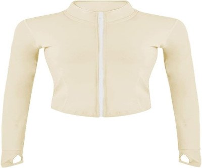 Lightweight Women's Full-Zip Track Jacket with Thumb Holes