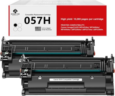 High-Yield Canon 057H Toner Cartridges - 2 Pack