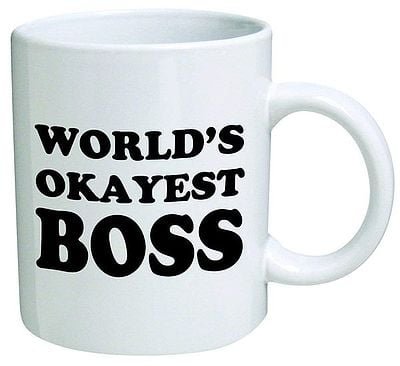 World's Okayest Boss Mug