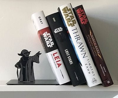 Yoda Metal Bookend