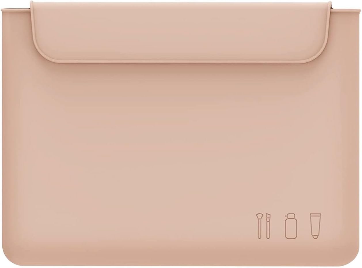 Tidy Travel: Leak-Proof Silicone Makeup Bag