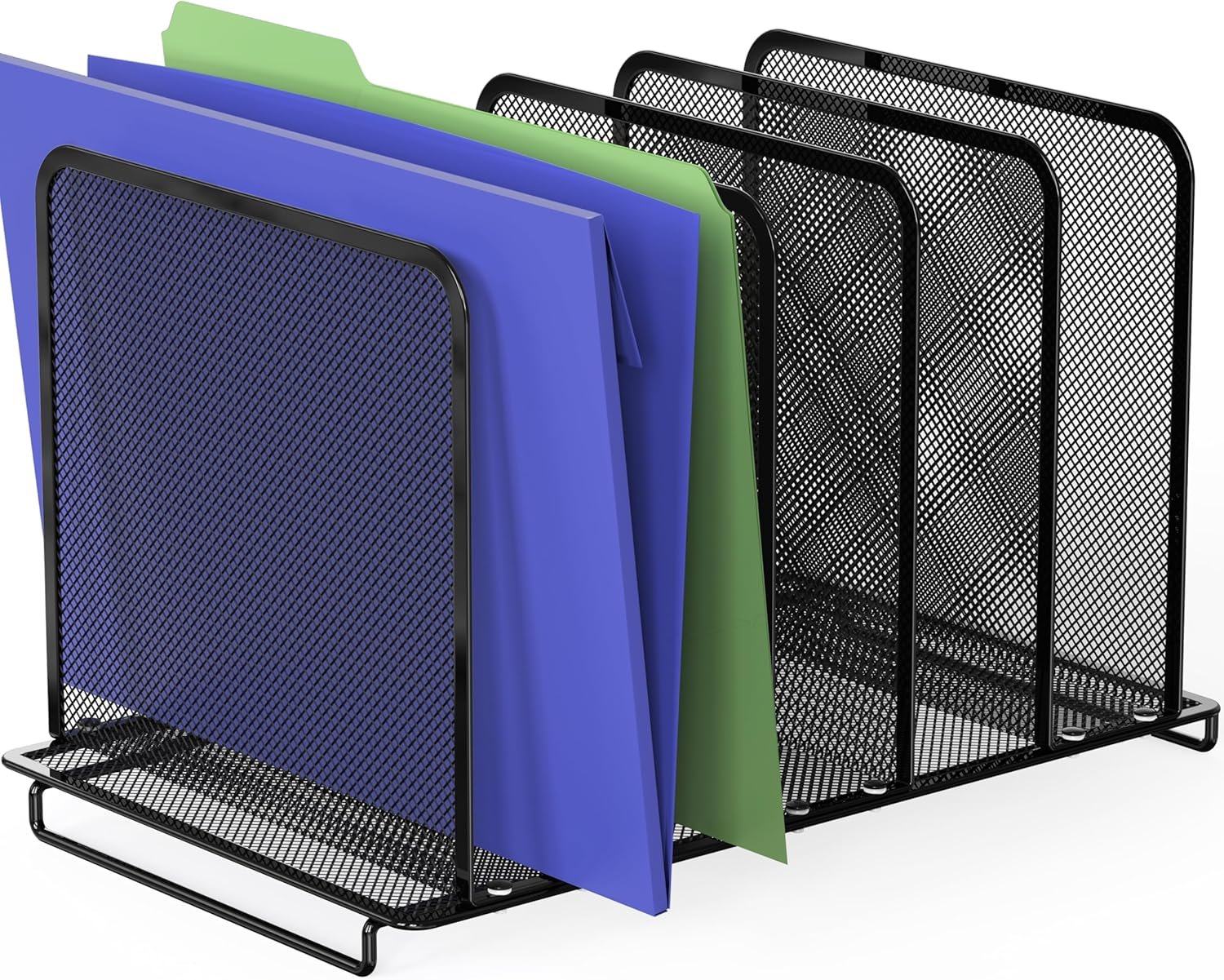 Tidy Up Your Space with This 5-Section File Sorter