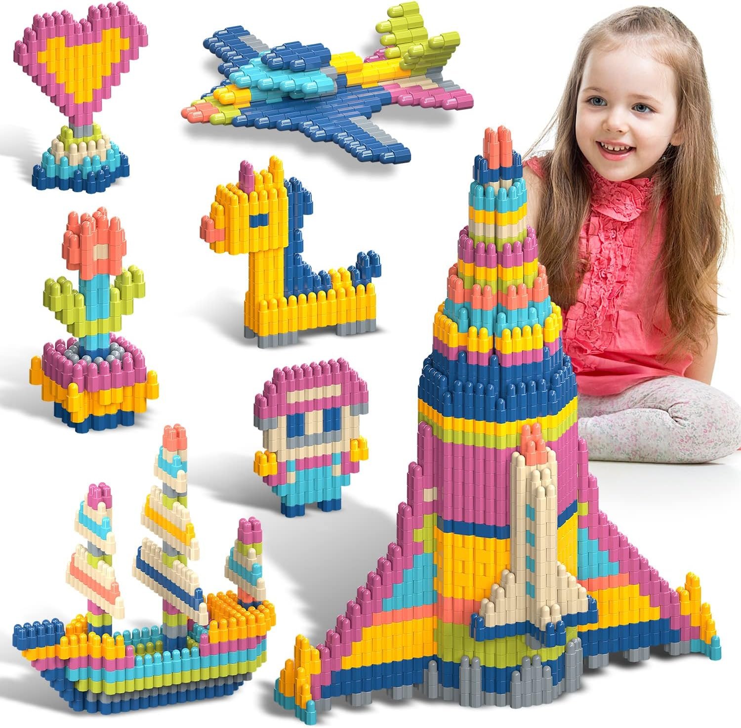 1120-Piece Building Blocks Set - Spark Creativity & Learning