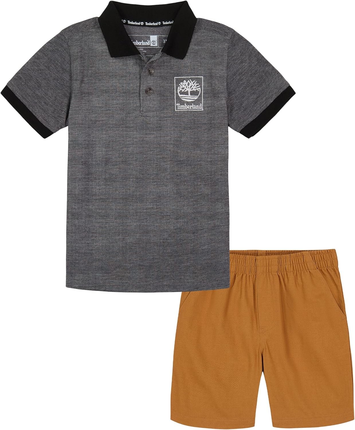 Comfort Meets Cool: Timberland Boys' 2-Piece Short Set