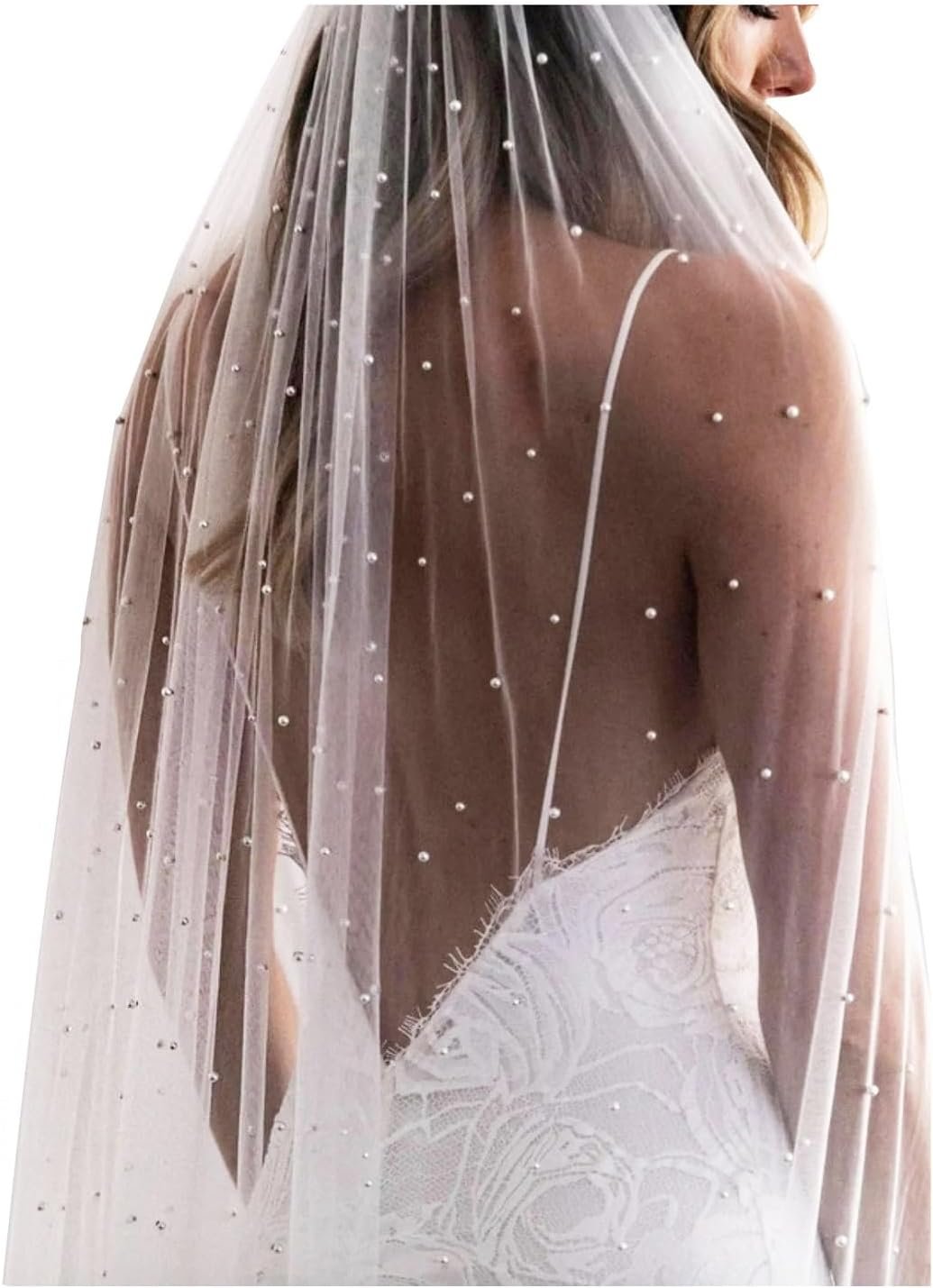 Timeless Pearl Wedding Veil: Perfect Bridal Elegance