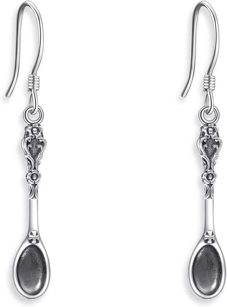 Timeless Silver Spoon Earrings - Unique Vintage Style Jewelry