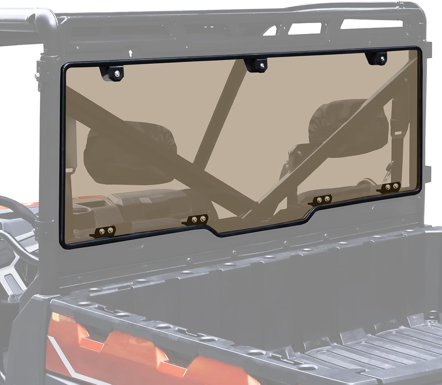 Tinted Rear Windshield - Polaris Ranger Protection