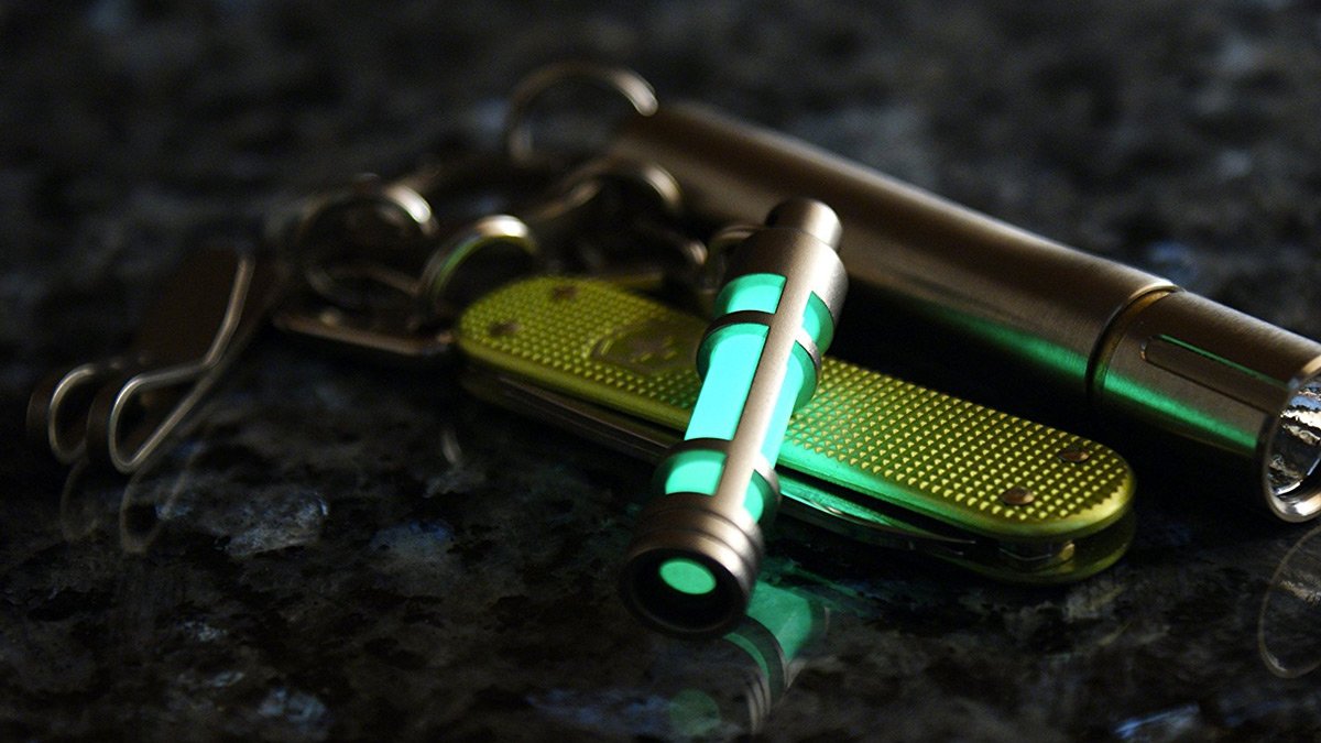 Titanium Embrite Glow Fob