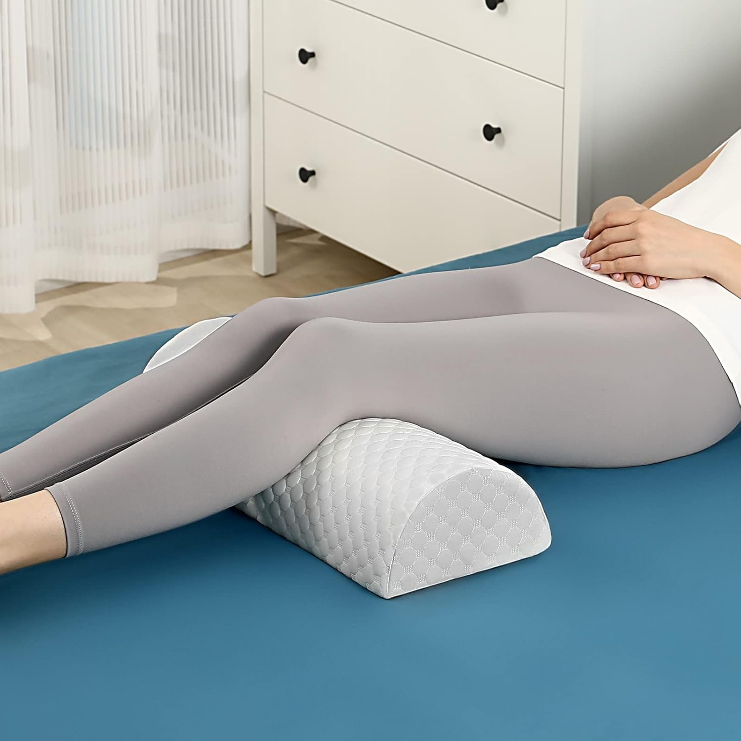 Total Body Comfort Knee Pillow - Memory Foam Leg Support