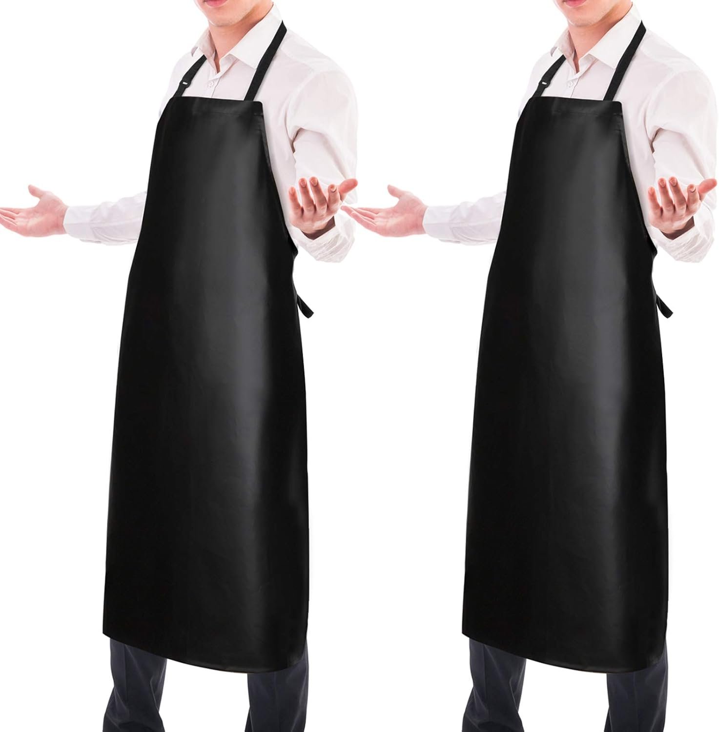 Tough Waterproof Aprons for Kitchen and Grill Protection – 2 Pack
