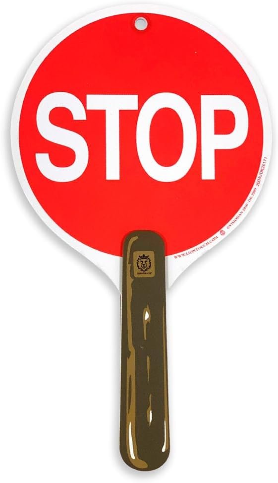 Teach Traffic Safety Fun with Kids' Stop & Go Sign