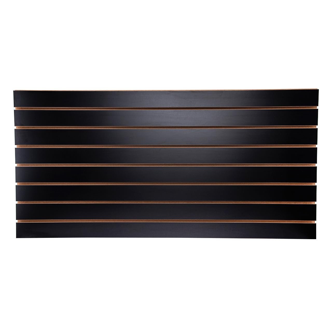 Transform Your Walls: Premium Black Slatwall Storage System