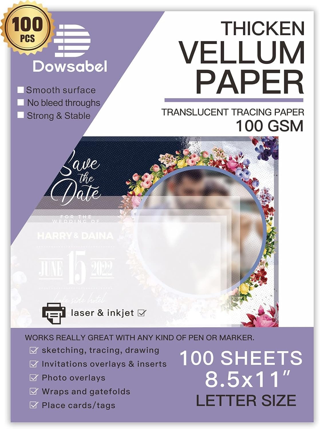 Translucent Vellum Paper for Creative Cards & Invitations