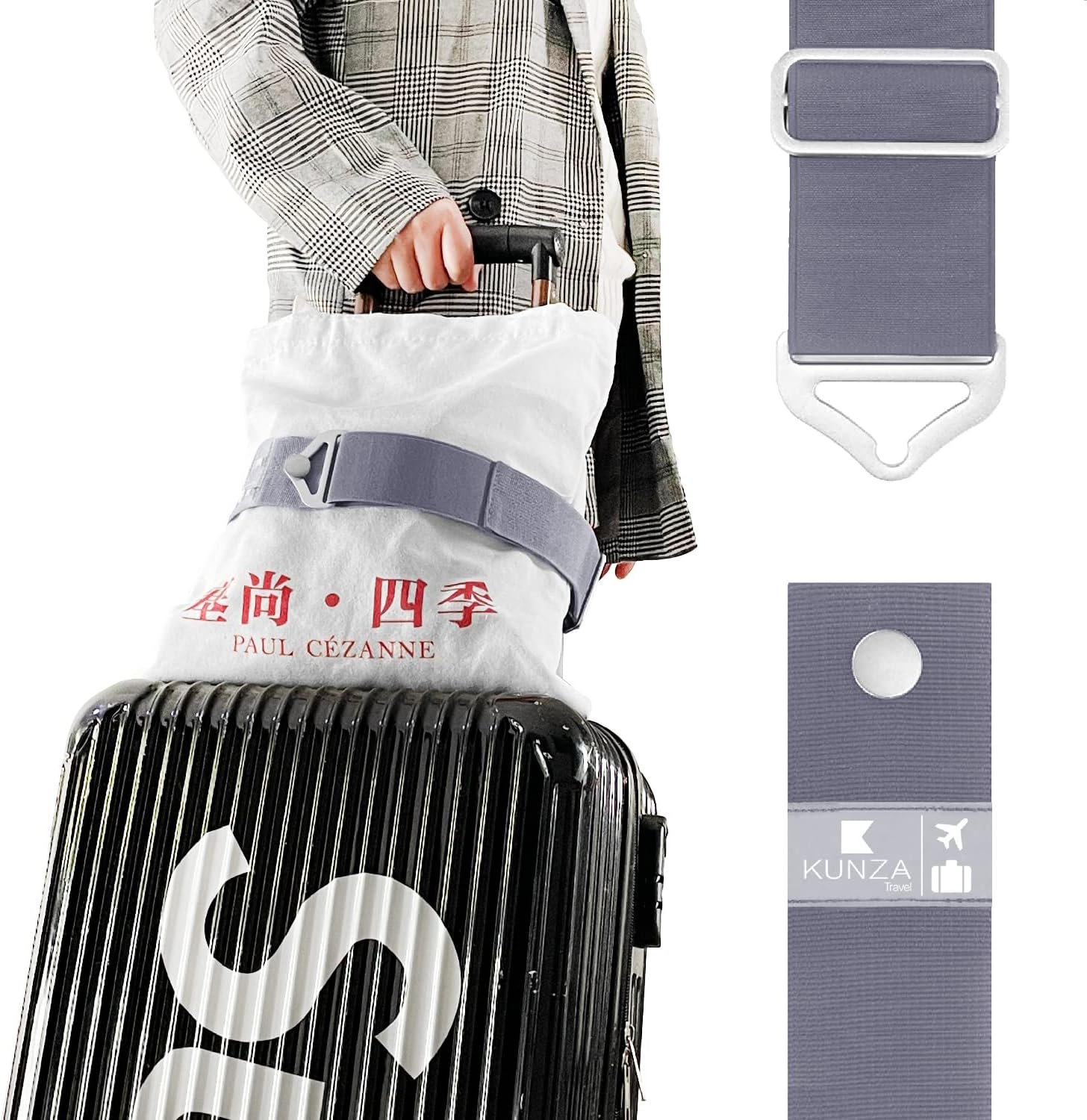 Travel Hands-Free with Adjustable Luggage Straps