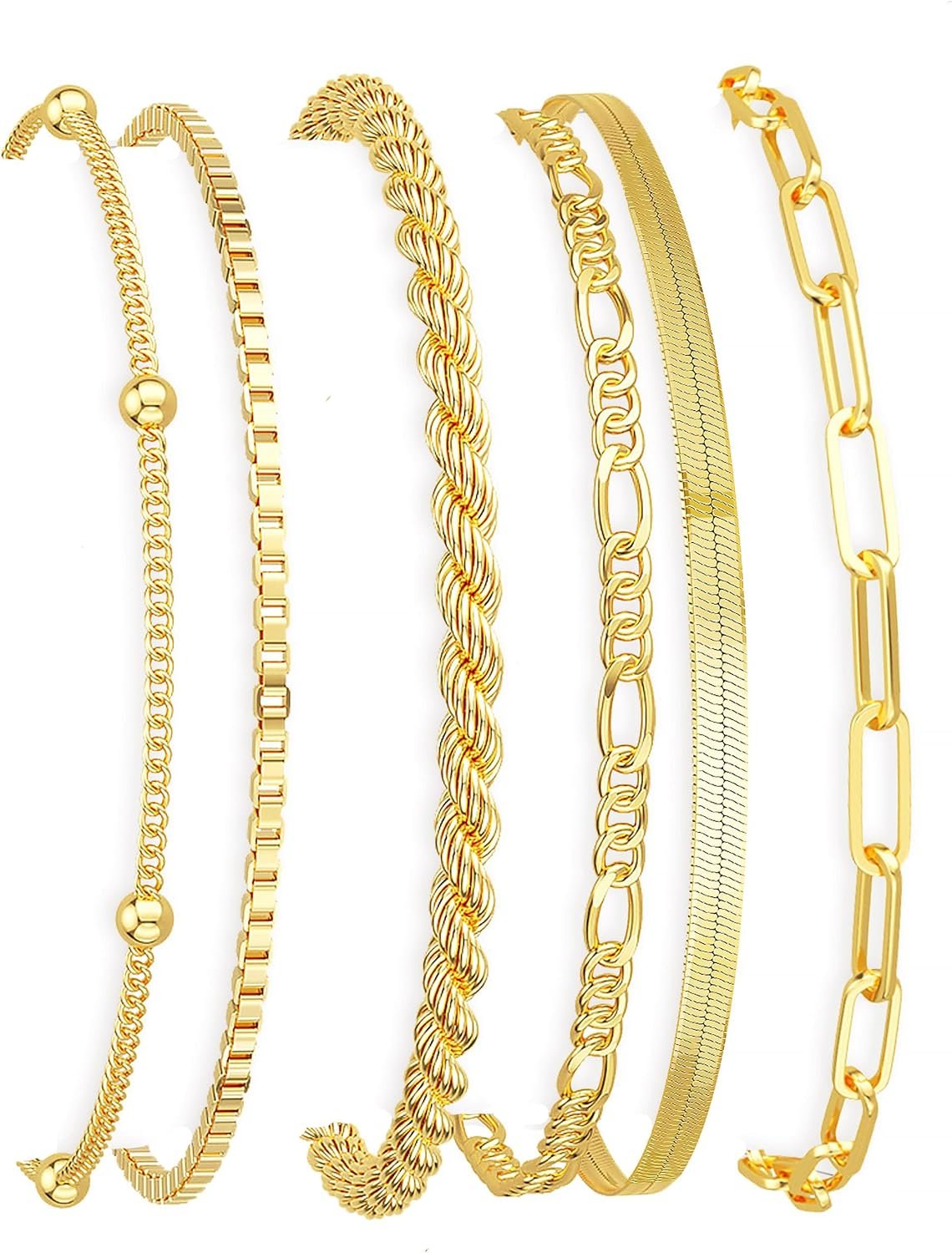 Trendy 14K Gold Plated Bracelets for Women