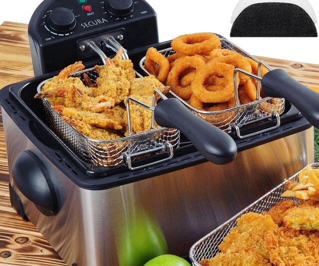 Triple-Basket Deep Fryer