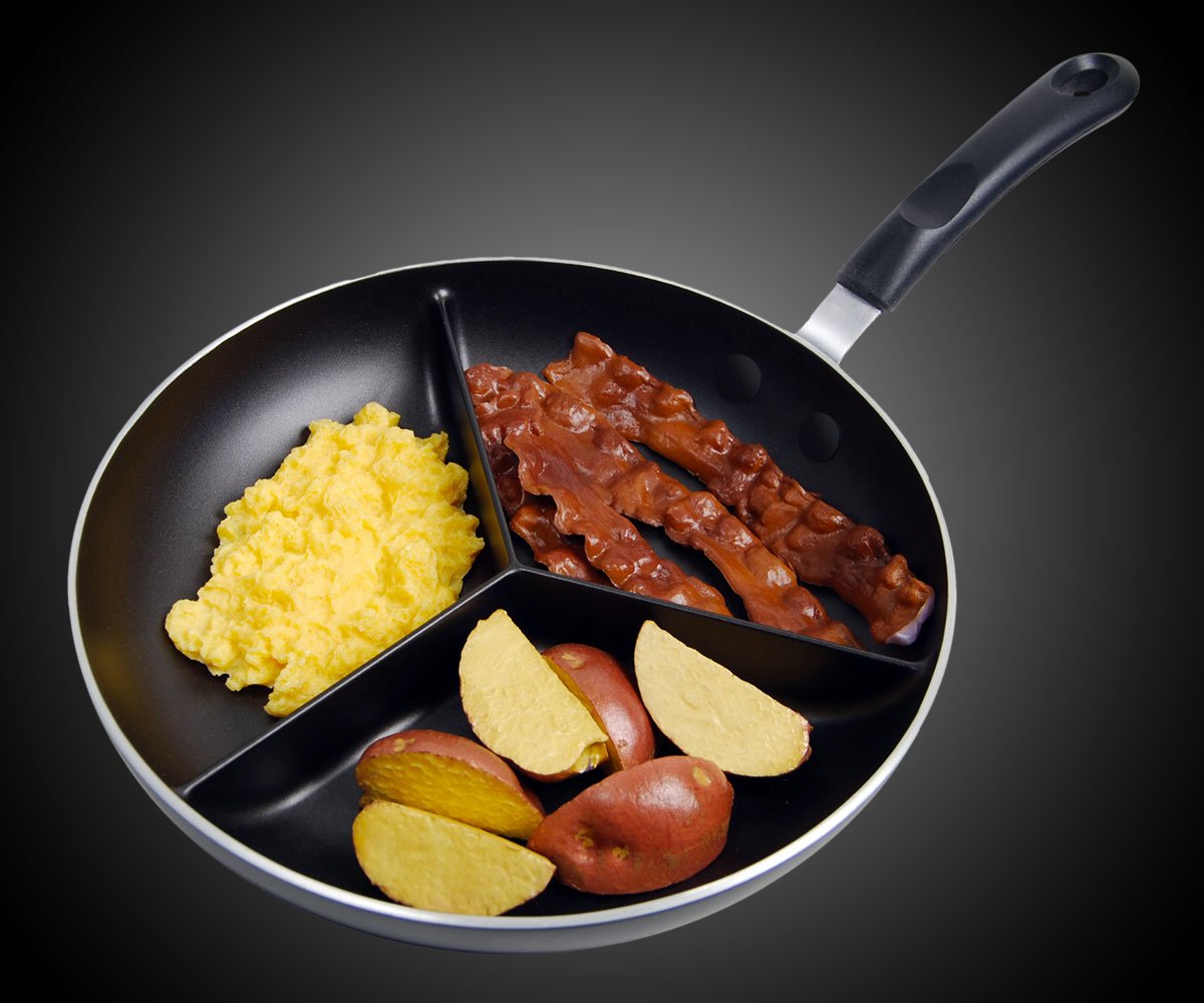 Triple Divided Skillet