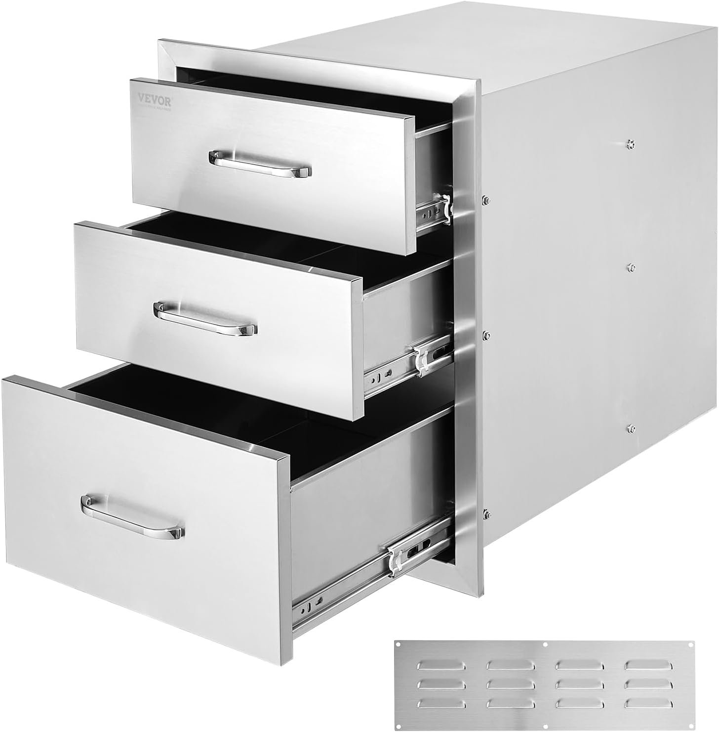 Triple Storage BBQ Drawers: Keep Your Outdoor Kitchen Organized