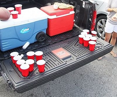 Truck Bed Beer Pong Table