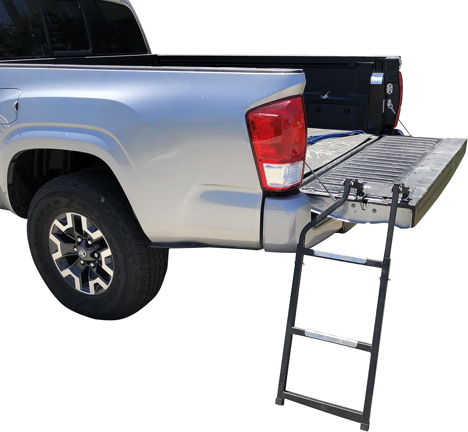 Truck Bed Access Made Easy: Fold-Out Tailgate Ladder