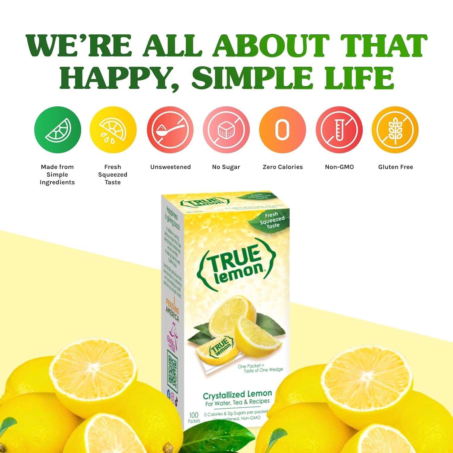 TRUE LEMON Water Enhancer - 100 Count
