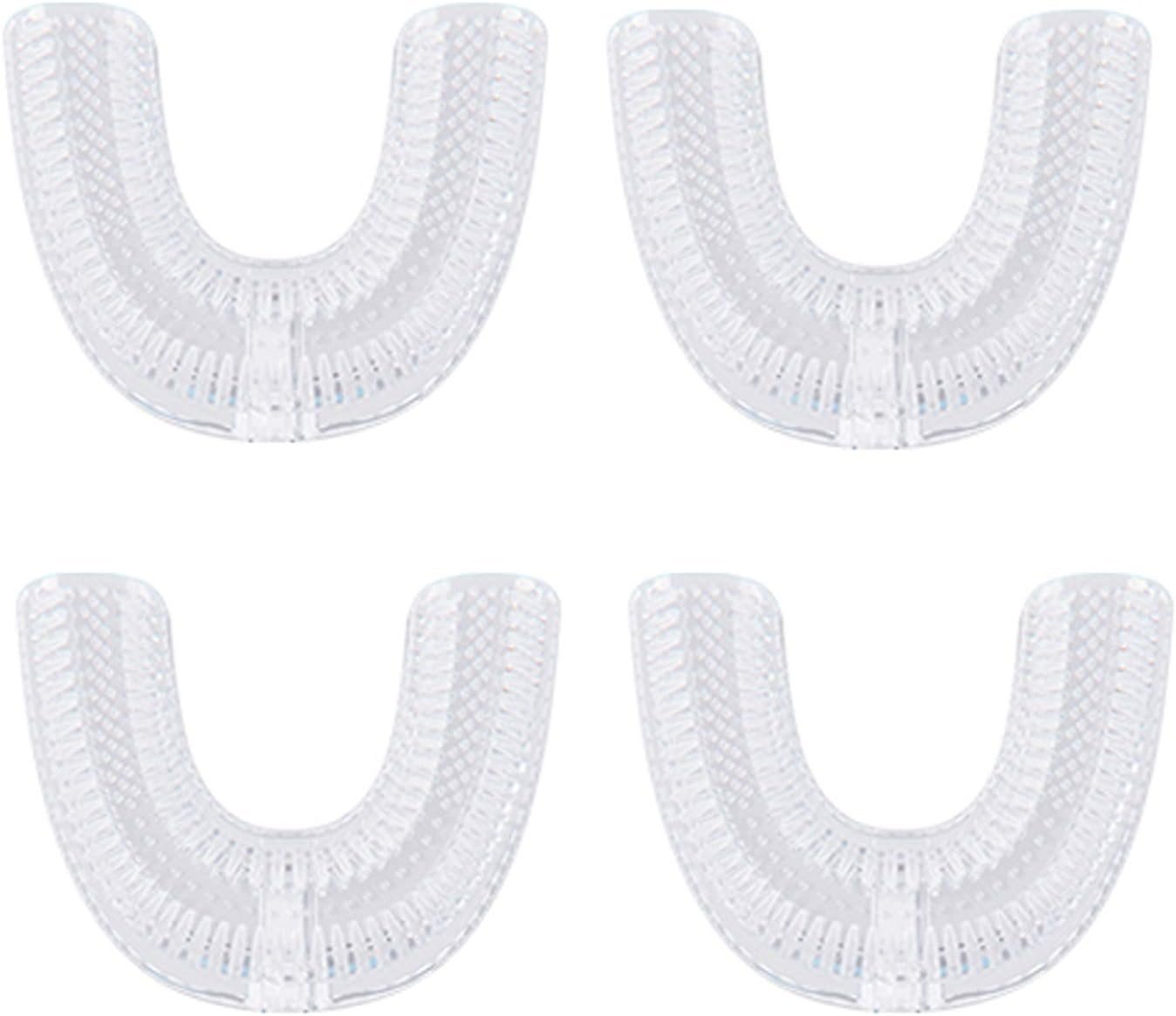 U-Shaped Kids Brush Heads: 360° Clean For Growing Smiles