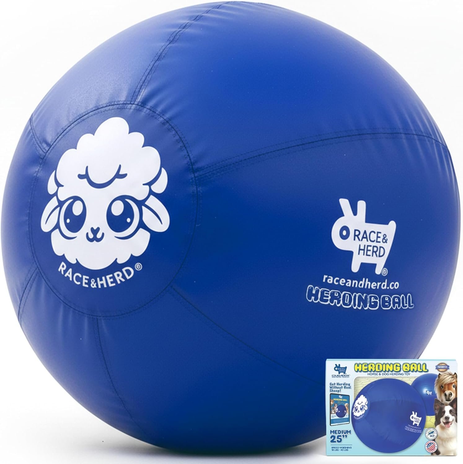 Ultimate Herding Ball: XXL Dog Toy for Active Breeds