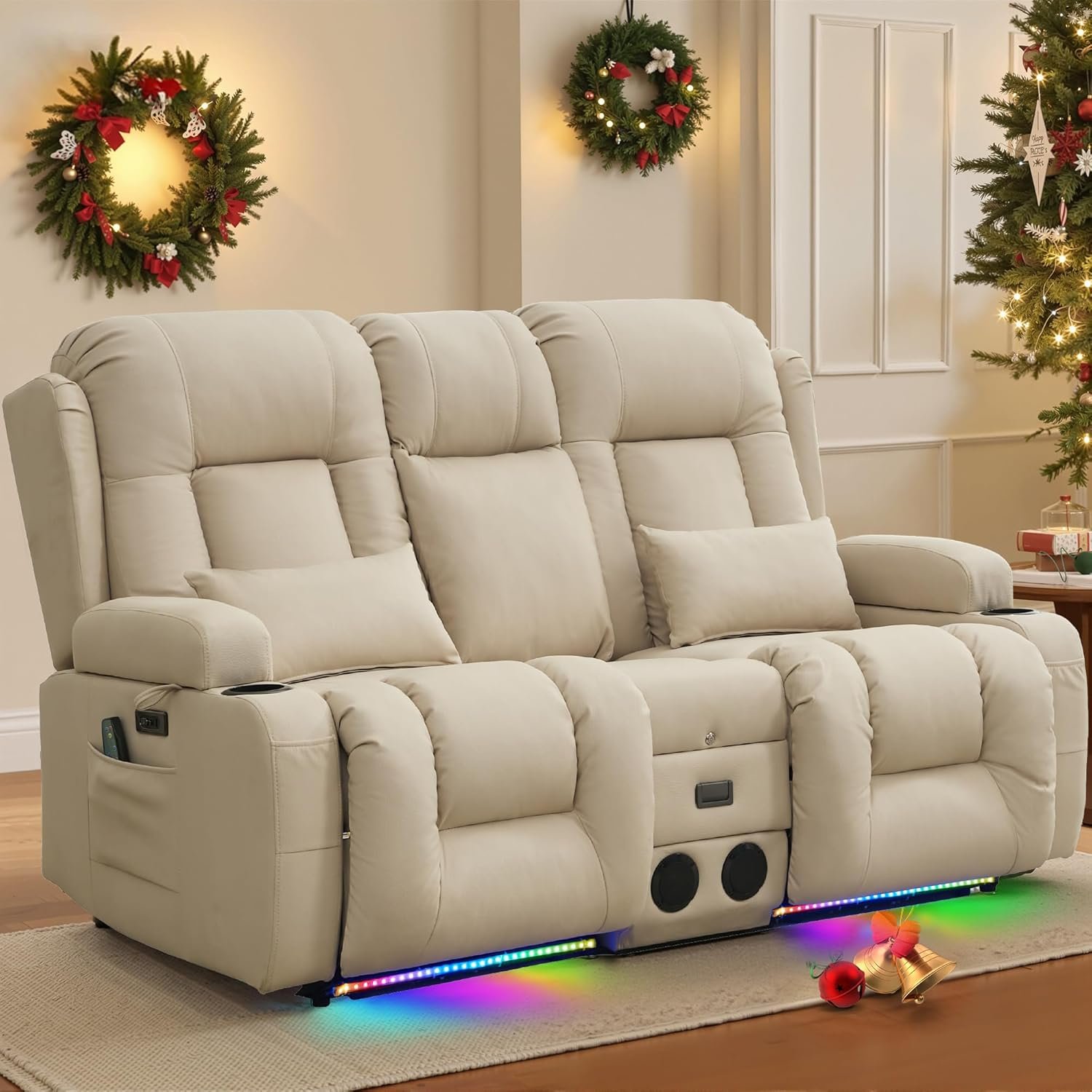 Ultimate Relaxation Power Loveseat with Massage & Heat