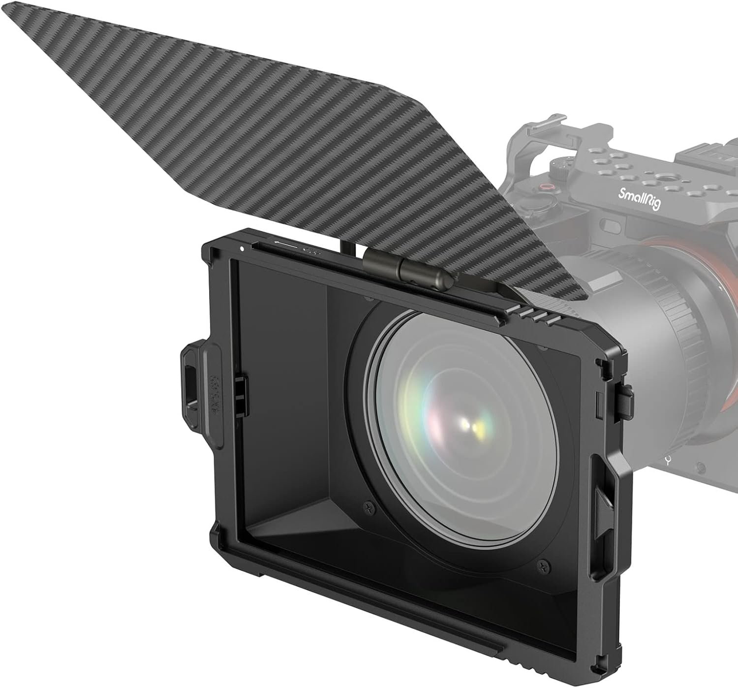 Ultra-Compact DSLR Matte Box with Carbon Fiber Flag