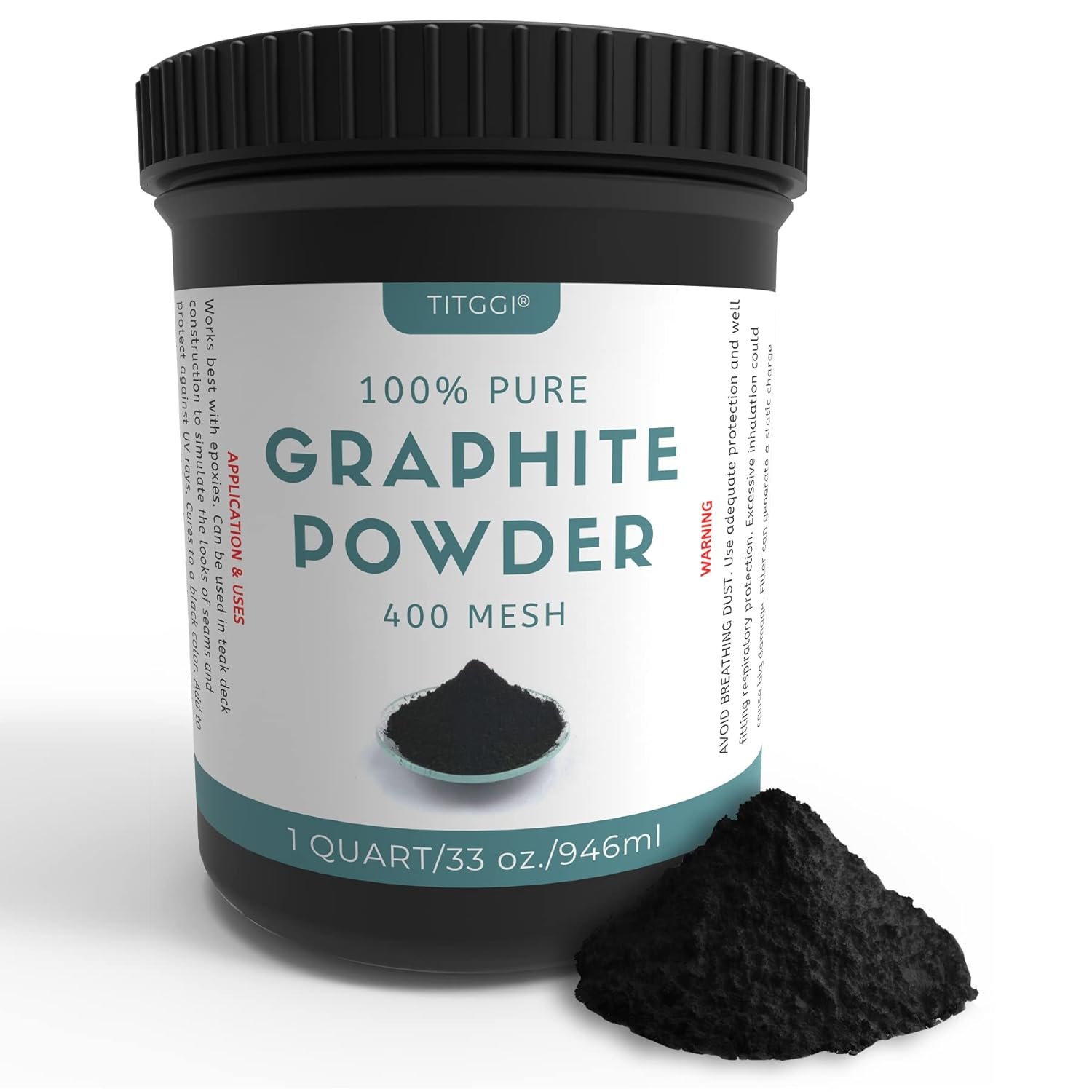 Ultra-Fine Graphite Powder Keeps Locks & Bearings Smooth (1 Qt)