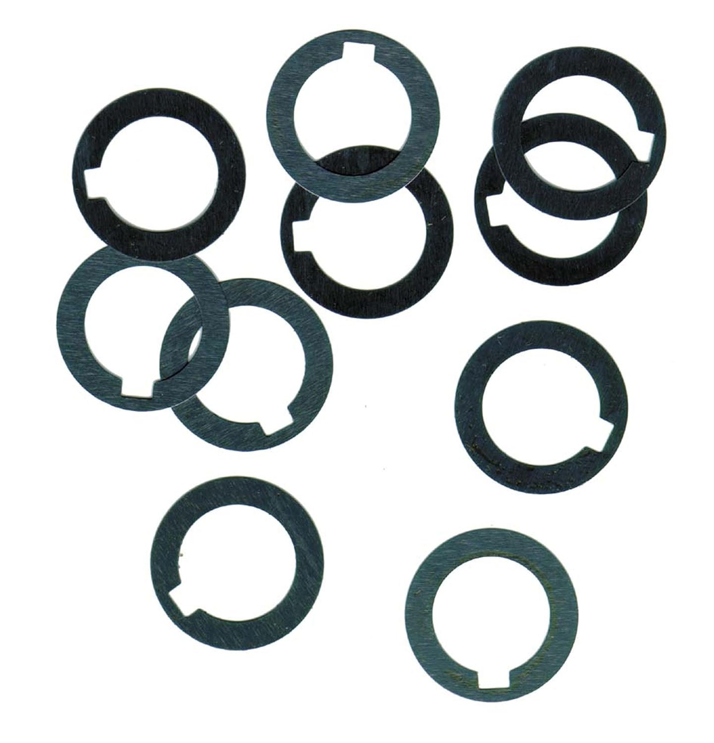 Ultra-Thin Notched Shims for Secure Shaft Locking (10-Pack)