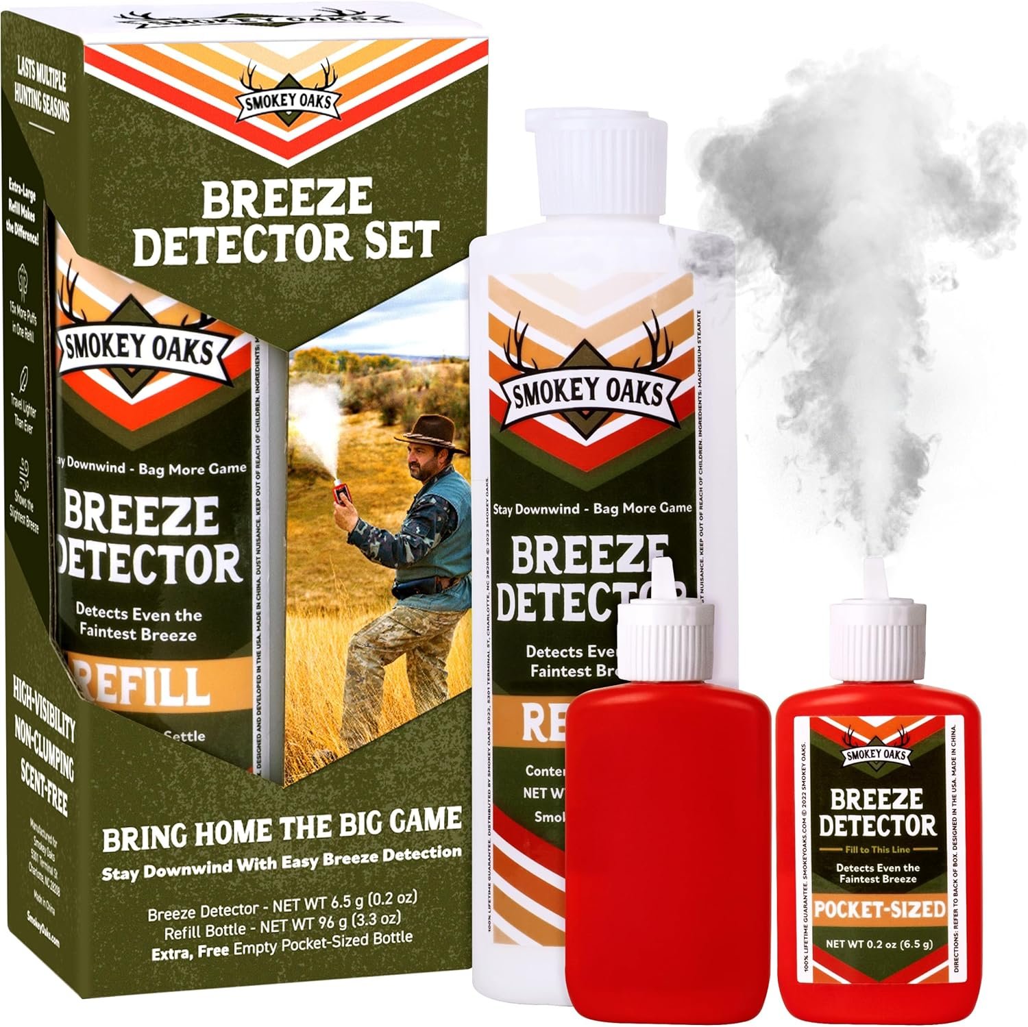 Ultra-Visible Wind Checker Powder for Precise Hunting