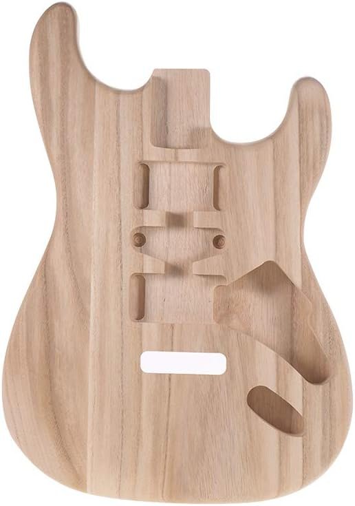 Unfinished Candlenut Guitar Body - Your Custom Strat Build Awaits